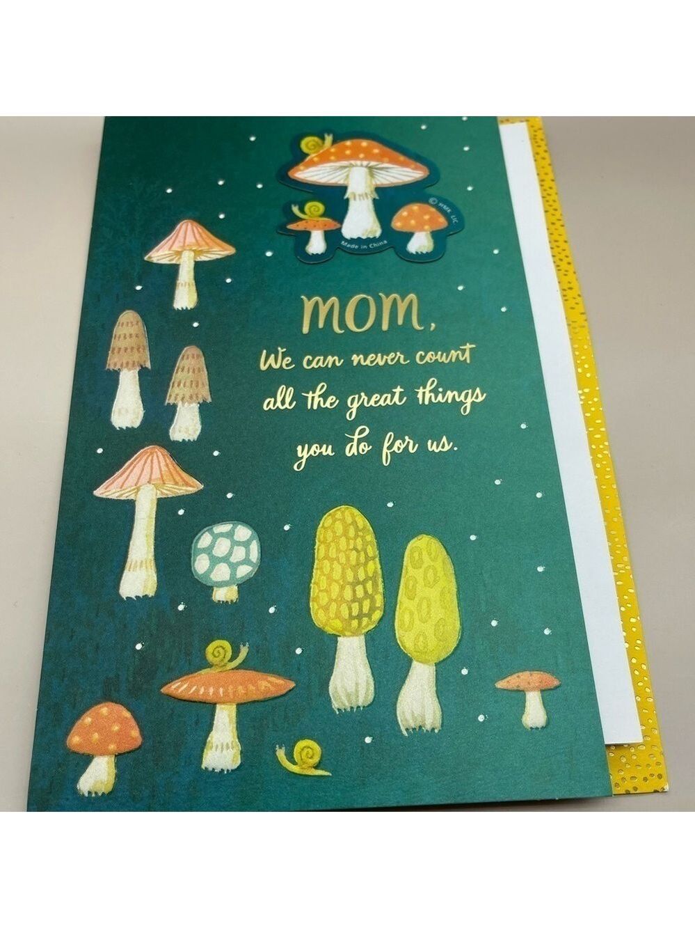 Rare Mushroom Mother’s Day Card Bundle With Mushroom Blanket for Discount ;)